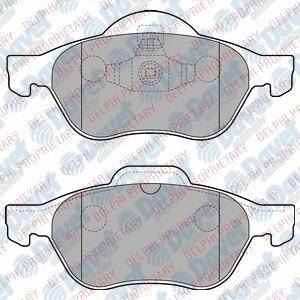 DELPHI LP2252 Fren Balatasi On (156mm) Laguna Megane Ii 02-